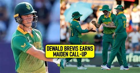 Dewald Brevis Earns Maiden Call Up As South Africa Announce Odi And