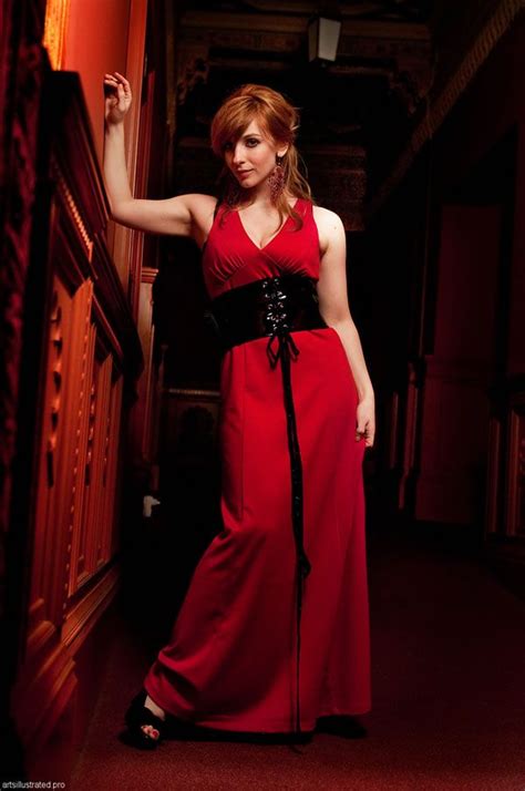 Vica Kerekes Red Hair Woman Red Formal Dress Red Hair