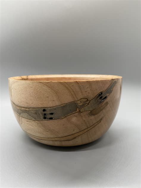 Spalted Maple Bowl – Hopkins Woodworking