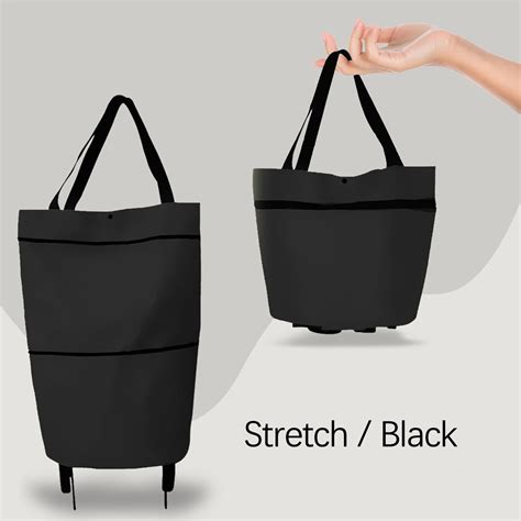 Clearance 50 ZKCCNUK Storage Portable Shopping Wheel Bag Tug Bag