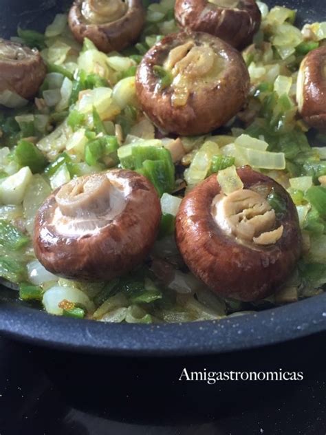 Champi Ones Portobello Con Queso Amigastronomicas