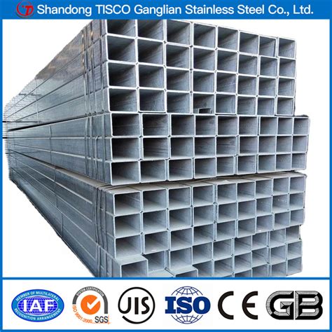 High Quality Corrugated Square Tubing Galvanized Steel Pipe Iron