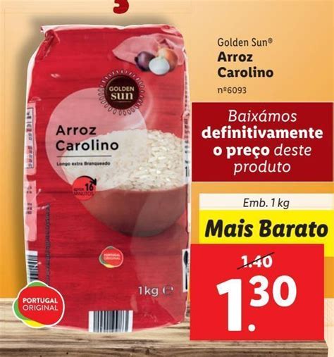 Promo O Arroz Golden Sun Em Lidl