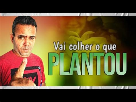 Vai Colher O Que Plantou Youtube