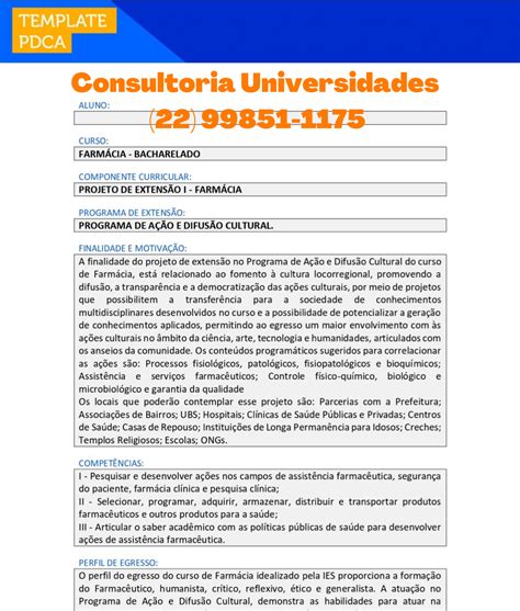 Projeto De Extens O I Farm Cia Consultoria Universidades