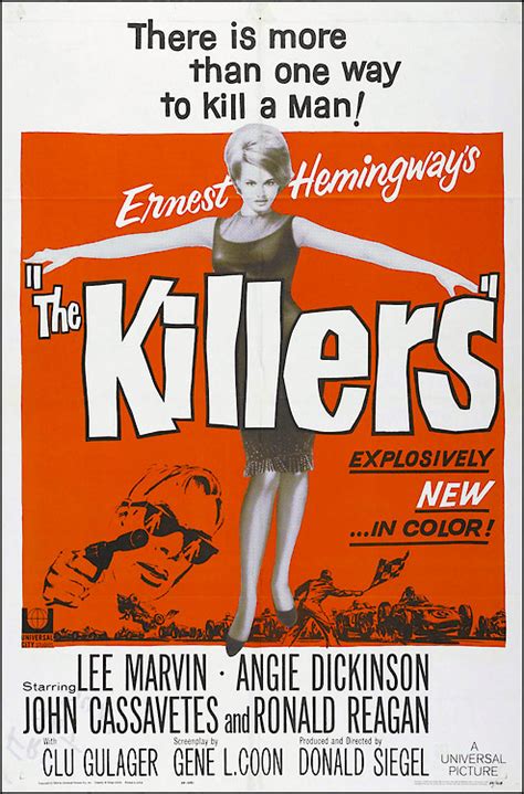 Movie Poster Ernest Hemingways ‘the Killers Motto Media