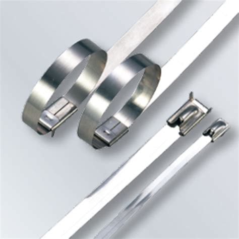 Stainless Steel Metal Cable Zip Tie Wrap Exhaust Straps