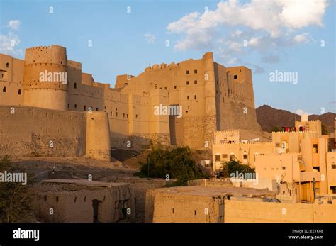 Bahla Fort Unesco World Heritage Site Oman Middle East Stock Photo