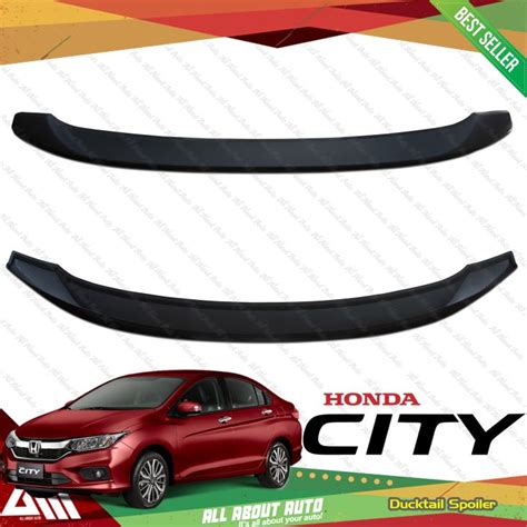 Honda City Ducktail Spoiler Matte Black Lazada Ph