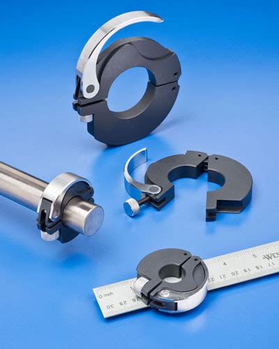 Lever Actuated Shaft Collars Can Be Moved Without Tools