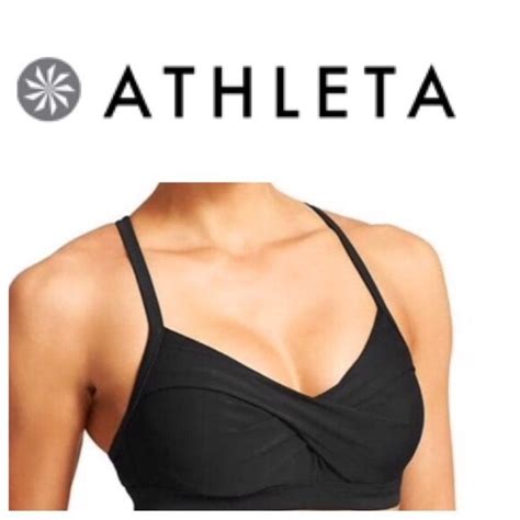 Athleta Swim Athleta Black Twister Bikini Top New Nwot Sale Poshmark