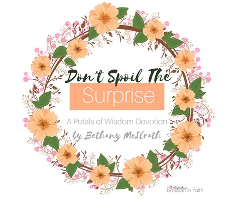 Dont Spoil The Surprise