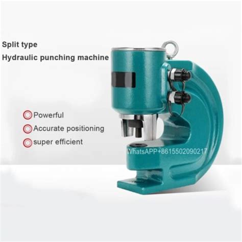 Tons Electric Hydraulic Punching Machine Ch Channel Steel Copper