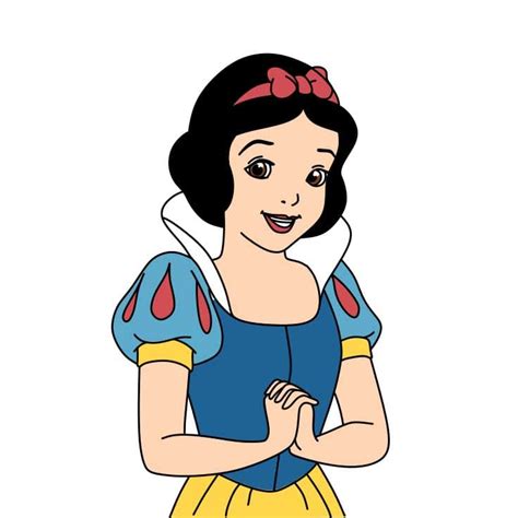 You Can Also Learn To Draw Snow White Through Our Video