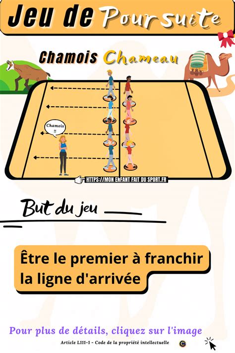 R Gle Du Jeu Du Chameau Chamois Jeu De Poursuite Sportif Pour Enfant