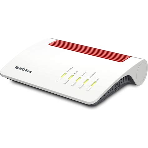 AVM FRITZ Box 5590 Fiber WLAN Router weiß rot