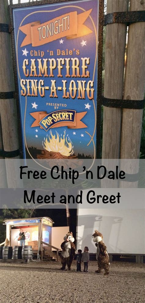 Non Park Day Activity At Disney World Chipndales Campfire Sing A