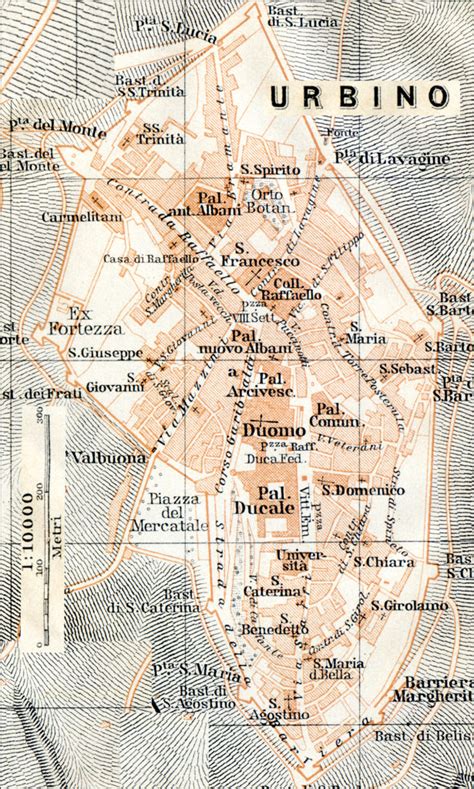 Urbino Free Map Of Italy Public Domain Map Picryl Public Domain