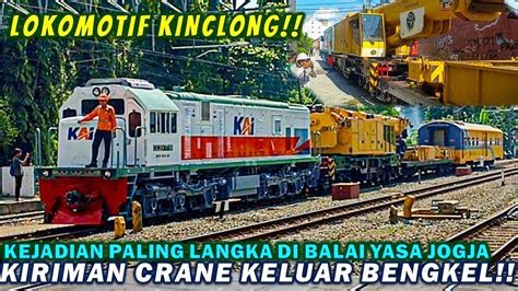 Kereta Crane Penolong Keluar Bengkel Kejar Pengiriman Super Langka