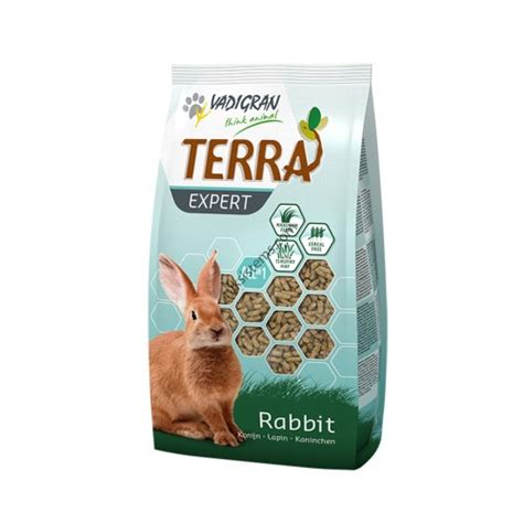 Храна за Декоративни Зайци БЕЗ зърно 900 гр. - Vadigran TERRA EXPERT ...