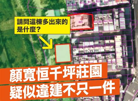 顏寬恒千坪莊園豪宅 遭爆占保護地月租只972元還有新違建