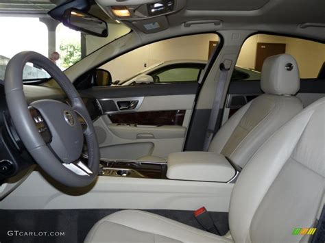 Ivory White/Oyster Grey Interior 2011 Jaguar XF Premium Sport Sedan ...