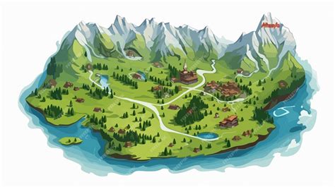 Detailed Switzerland Map Vector Illustration | Premium AI-generated vector