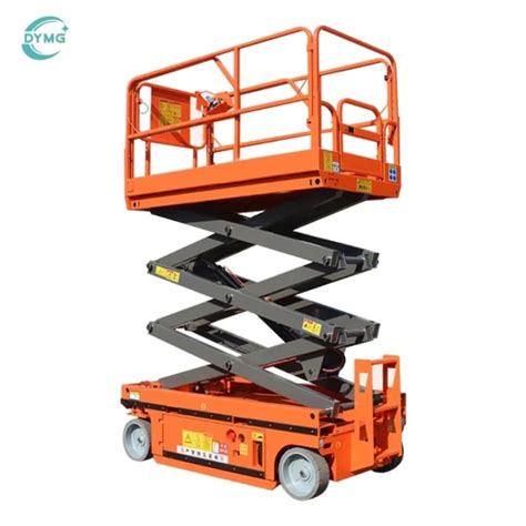 Dymg Lithium Battery Self Propelled Electric Scissor Lift China Man