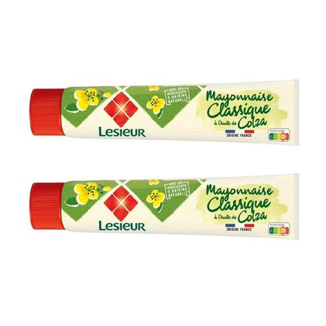 Promotion Lesieur Mayonnaise Classique Aux Oeufs En Tube Lot De X G