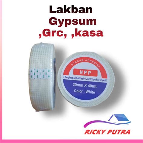 Jual Lakban Gypsum Plus Lem Kasa Lem Gipsun Fiber Glas Tape Lakban