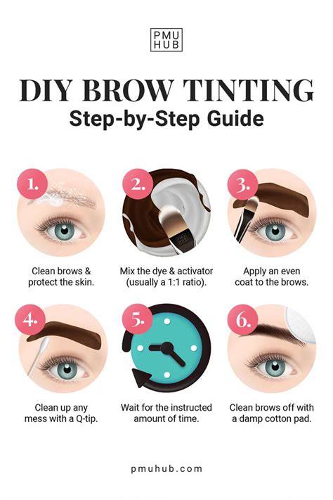 How To Do An Eyebrow Tint At Home Step By Step Tutorial In 2024 Eyebrow Tinting Brow