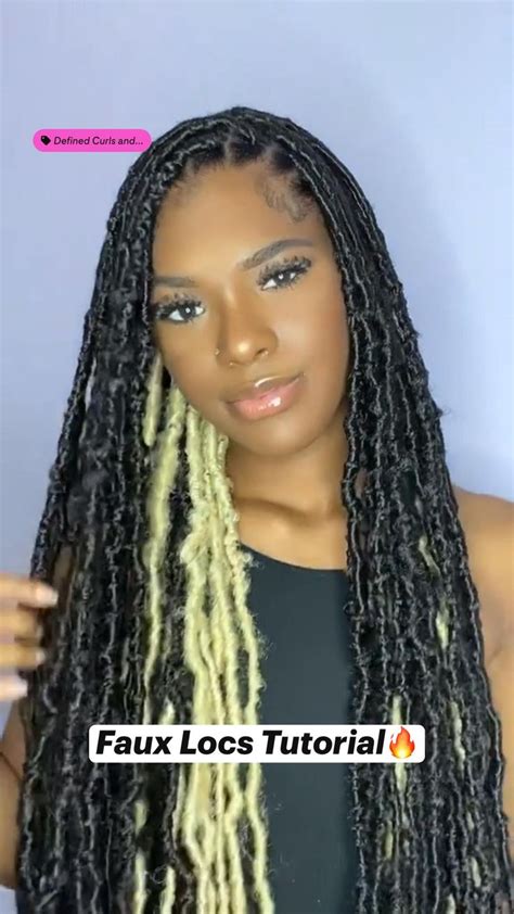 Faux Locs Tutorial🔥 Hair Styles Natural Hair Styles Faux Locs Hairstyles