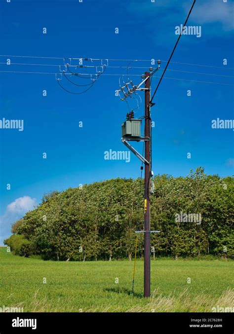 An Electricity Supply Pylon Delivering Power Through The Uk National