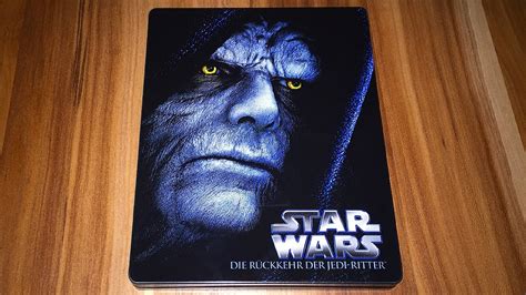 STAR WARS EPISODE 1 6 Steelbook Blu Ray Limited Edition Unboxing