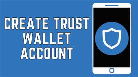 How To Create Trust Wallet Account Youtube