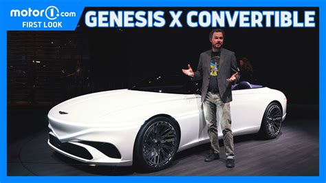 Genesis X Convertible Concept First Look Debut Youtube