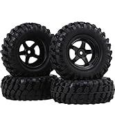 Amazon BQLZR Black Plastic Drift Tires Grey Aluminum Alloy 5