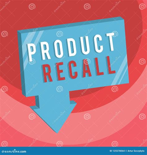 Handwriting Text Writing Product Recall Concept Meaning Request By A