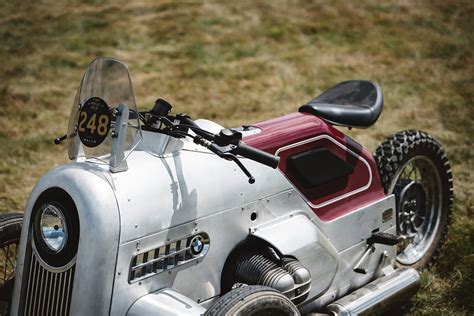 This Wheeled Bmw R Custom Build Takes Inspiration From Pre War