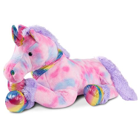Best Choice Products 52in Kids Extra Large Plush Unicorn, Life-Size ...
