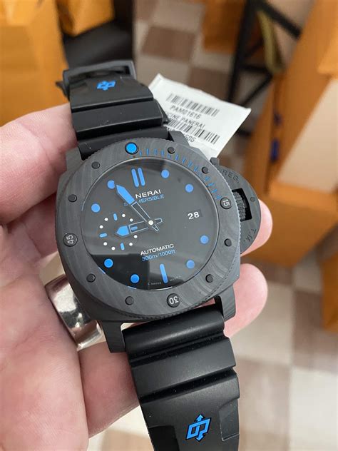 FS BNIB Panerai Pam 1616 Luminor Submersible Carbotech 47mm