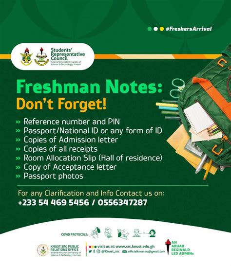 Here Are Essential Documents To Take Along To School As A Knust