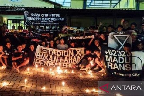 Doa Untuk Korban Tragedi Kanjuruhan Terus Berlanjut Antara News