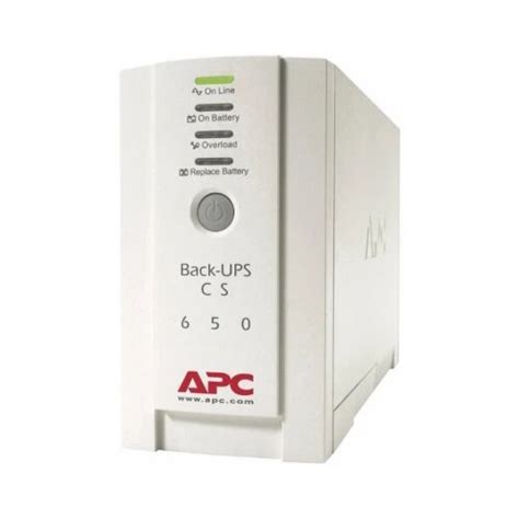 APC Back Ups 650VA Standby Tower 650VA 400W 230V Avr 4x Iec C13