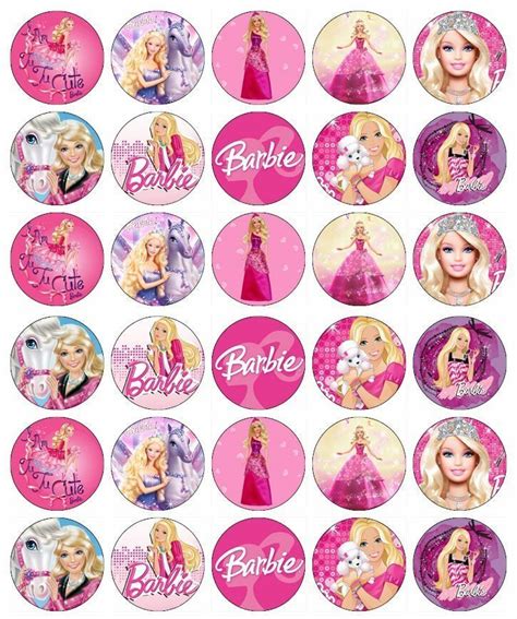 Sticker Fun Barbie Party Decorations Barbie Cupcakes Barbie Theme