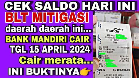 Pkh Hari Ini Cek Saldo Hari Ini Blt Mitigasicair Ribu Bank Ini Tgl