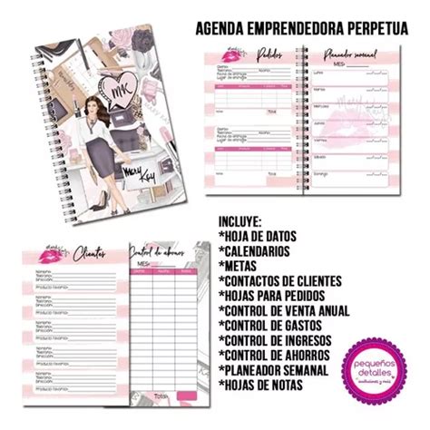 Agenda Emprendedora Mary Kay Digital Imprimible