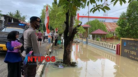 4 Kecamatan Di Bone Terendam Banjir Batalyon C Pelopor Terjunkan Tim SAR