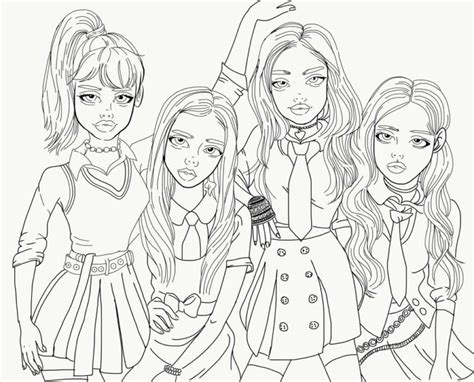 Disegni Di Blackpink Da Colorare Nuove Immagini Per La Stampa Gratuita