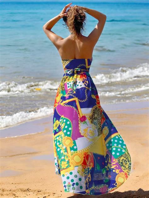Pcs Set Women S Springbreak Randomly Printed Bikini With Wide Strap Mesh Beach Skirt High